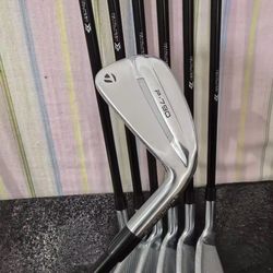 TaylorMade P790 Iron Set w/ Mitsubishi Chemical MMT 75 Stiff Shafts