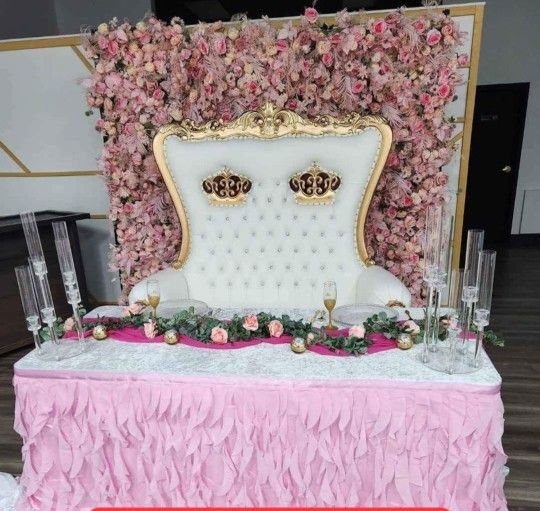 Double Seat Throne Chair