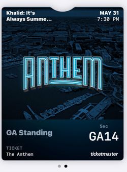 Khalid tickets