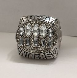 San Francisco 49ers super bowl ring