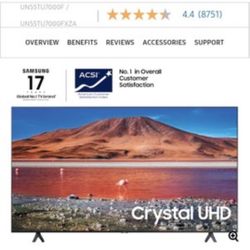 📺 Samsung 55” 4K Smart TV (TU7000) – Excellent Condition