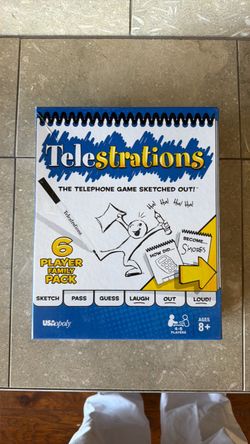 Telestrations 6 Player Family Pack Board Game