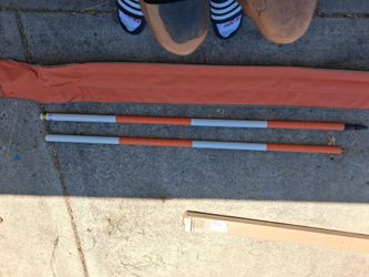 Reflective driveway markers/range pole