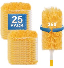 Recambios de plumero resistentes, sin perfume. Kit de plumeros desechables para limpieza de muebles, persianas, ventilador de techo, plumero de plumas
