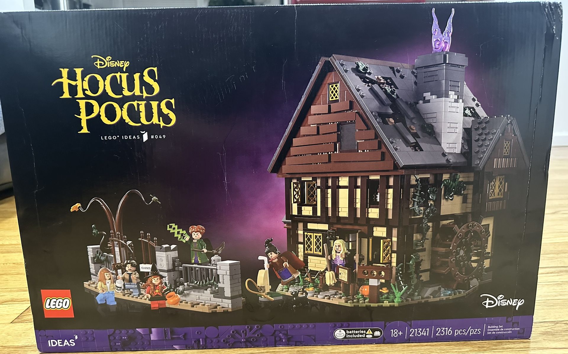 LEGO Ideas 21341 Hocus Pocus Sanderson Sisters’ Cottage – Sealed, New in Box