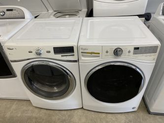 Used Washer And Gas dryer(working) Heavy Duty ( Free Installation) with Warranty 