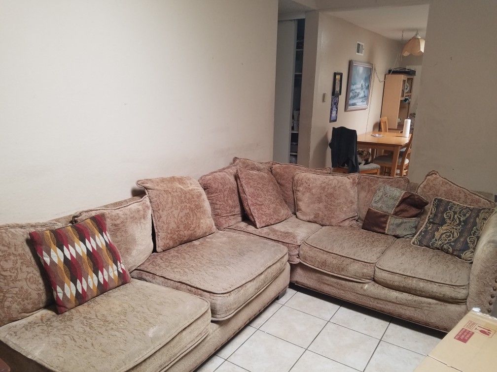 Free. Sectional couch