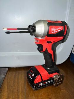 Milwaukee brushless drill and battery