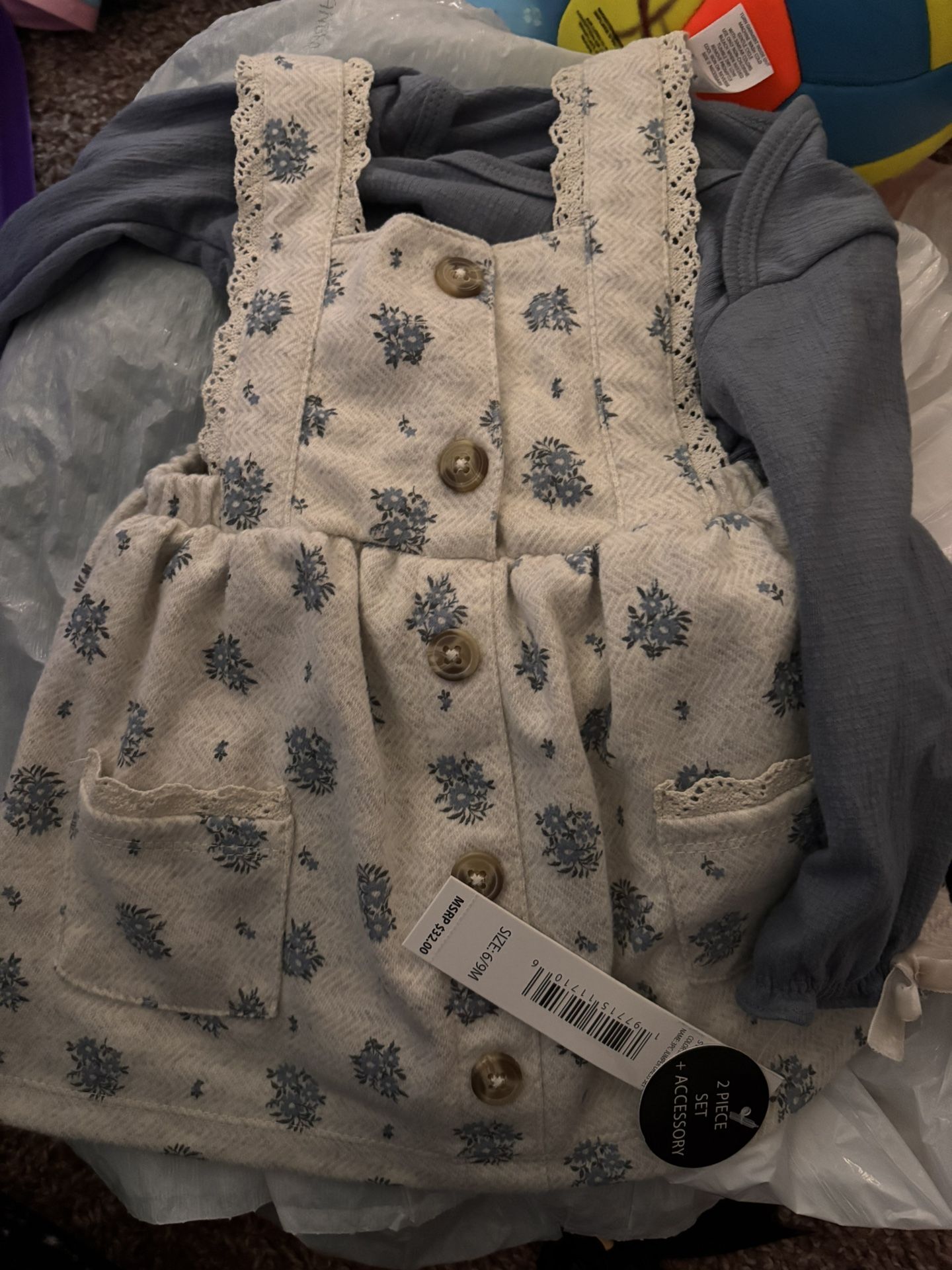 Bag of toddler items