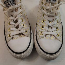 Gold Dot Converse Chuck Taylor's Size 7