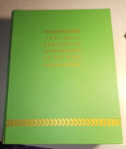 Strongs exhaustive concordance