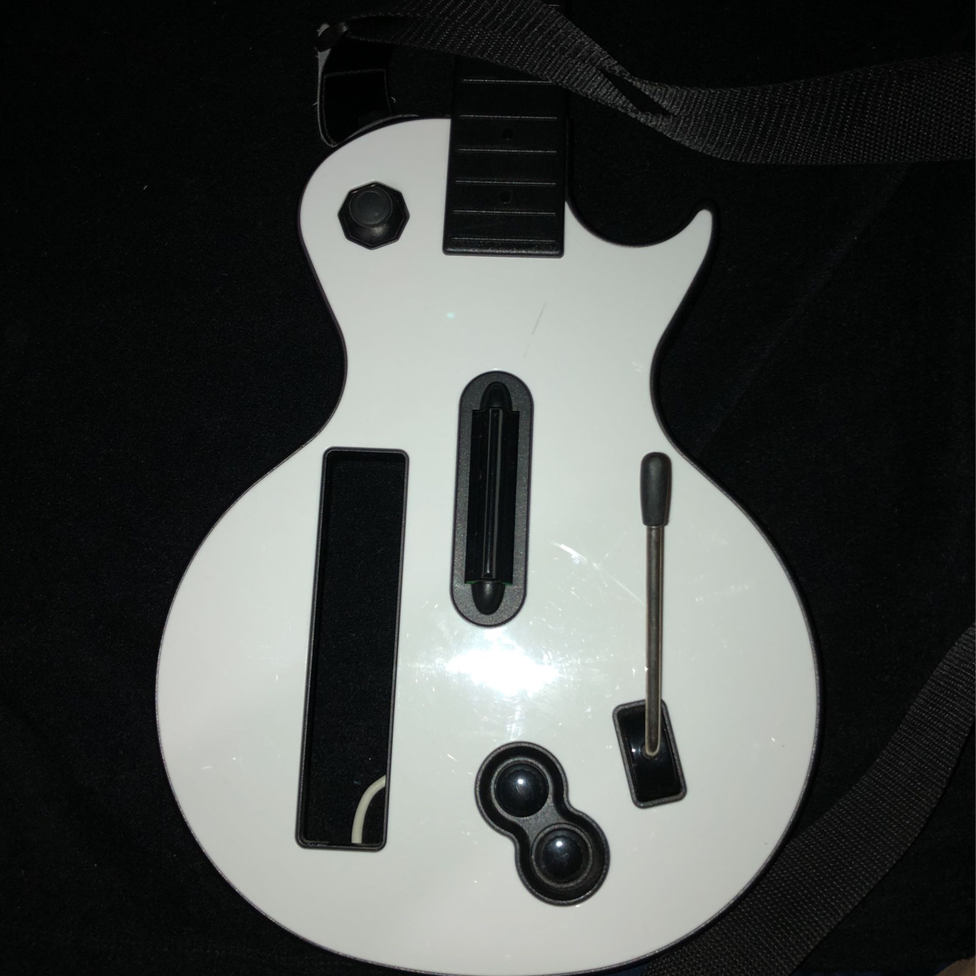 Nintendo Wii Guitar Hero Gibson Les Paul Wireless White Guitar
