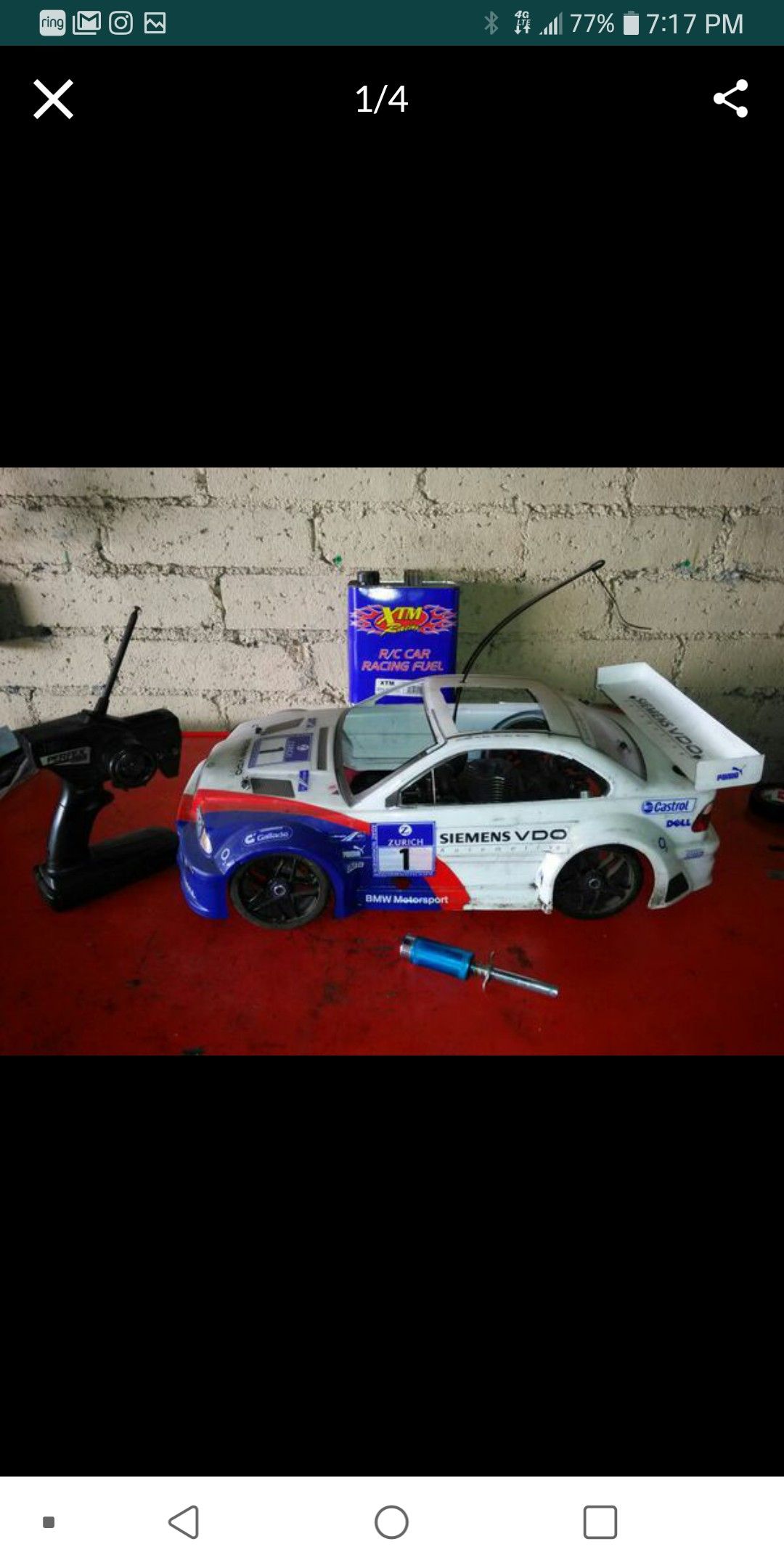 Kyosho inferno gt2 nitro race car awd