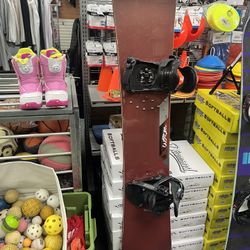 Burton Custom 166CM Snowboard W/ Ride Bindings 