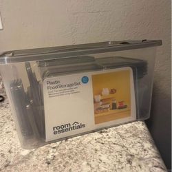 New Plastic food storage set