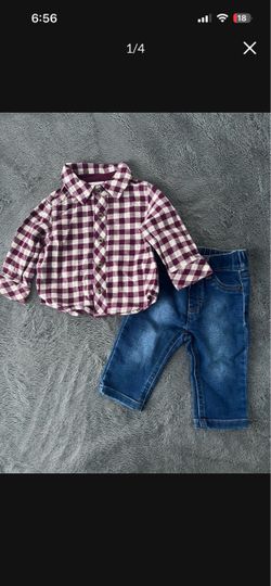 Cat & Jack Baby Boy Outfit