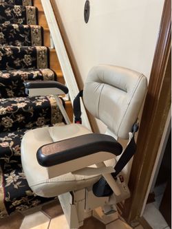 Beige stairlift