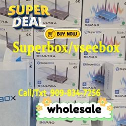 Superbox S6  PRO supreme  new 2024 Model  Wholesale reseller  S6  super box Superbox S6