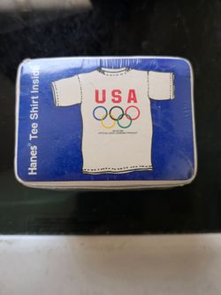 Vintage 90s Hanes Team USA Olympics Compressed T-Shirt - Deadstock New