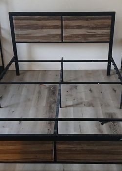 Queen bed frame