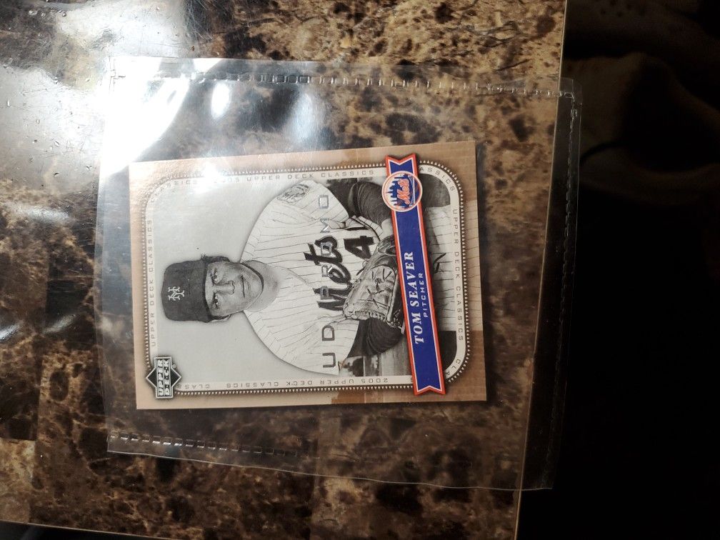 TOM SEAVER 2005 UPPER DECK CLASSIC CARD
