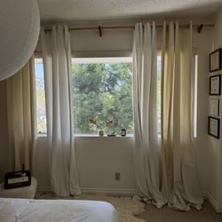 IKEA GINSTMOTT Curtains 2 Pairs 