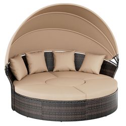 Brand new patio sofa set patio bed outdoor bed canopy bed tanning bed poolside lounger 🆕☑️✅