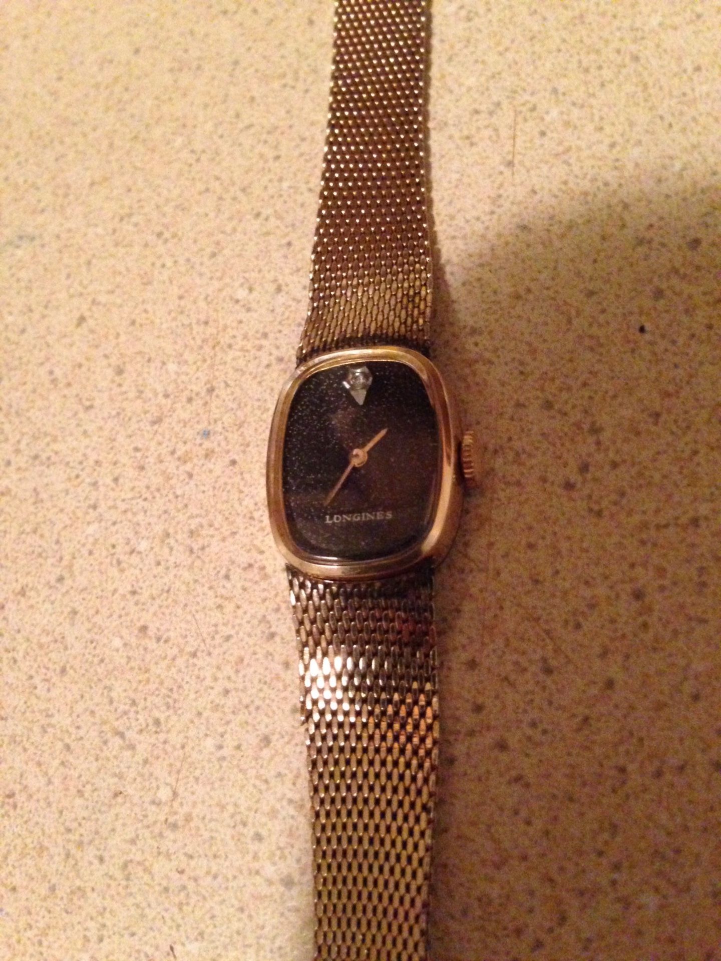 Women s 10k gold filled longines watch for parts or repair for