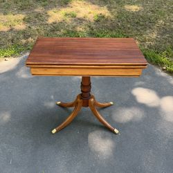 Duncan Phyfe Style Mahogany Game Table 
