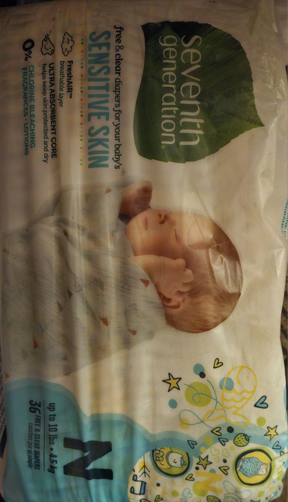 Seventh Generation Newborn Diapers 