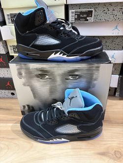 Jordan 5 Retro ‘Black University Blue’ (2026)(Any Sizes)