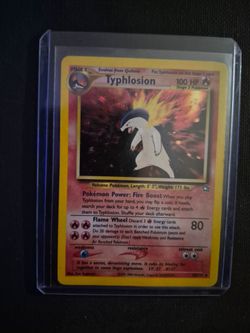 Typhlosion Holo Pokémon Card Neo Genesis 18/111