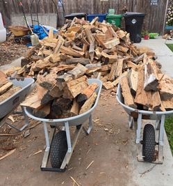 Dry, Split Firewood ~ Seasoned ~ Ready to Burn