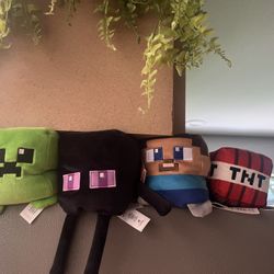 Minecraft Plushies