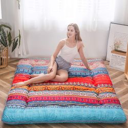 Bohemian floor futon mattress