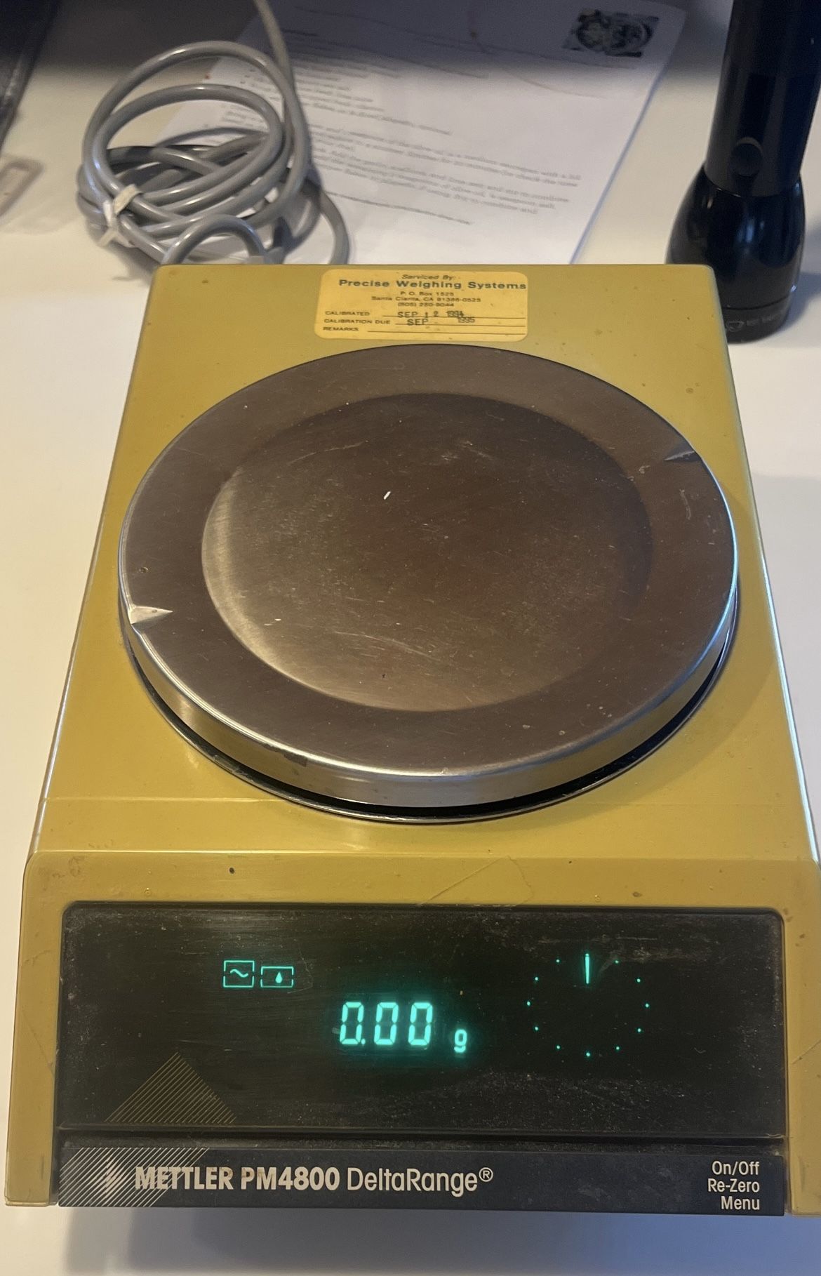 METTLER PM4800 DELTA RANGE PRECISE ELECTRONIC SCALE! LAB OR HOME USE! NICE!