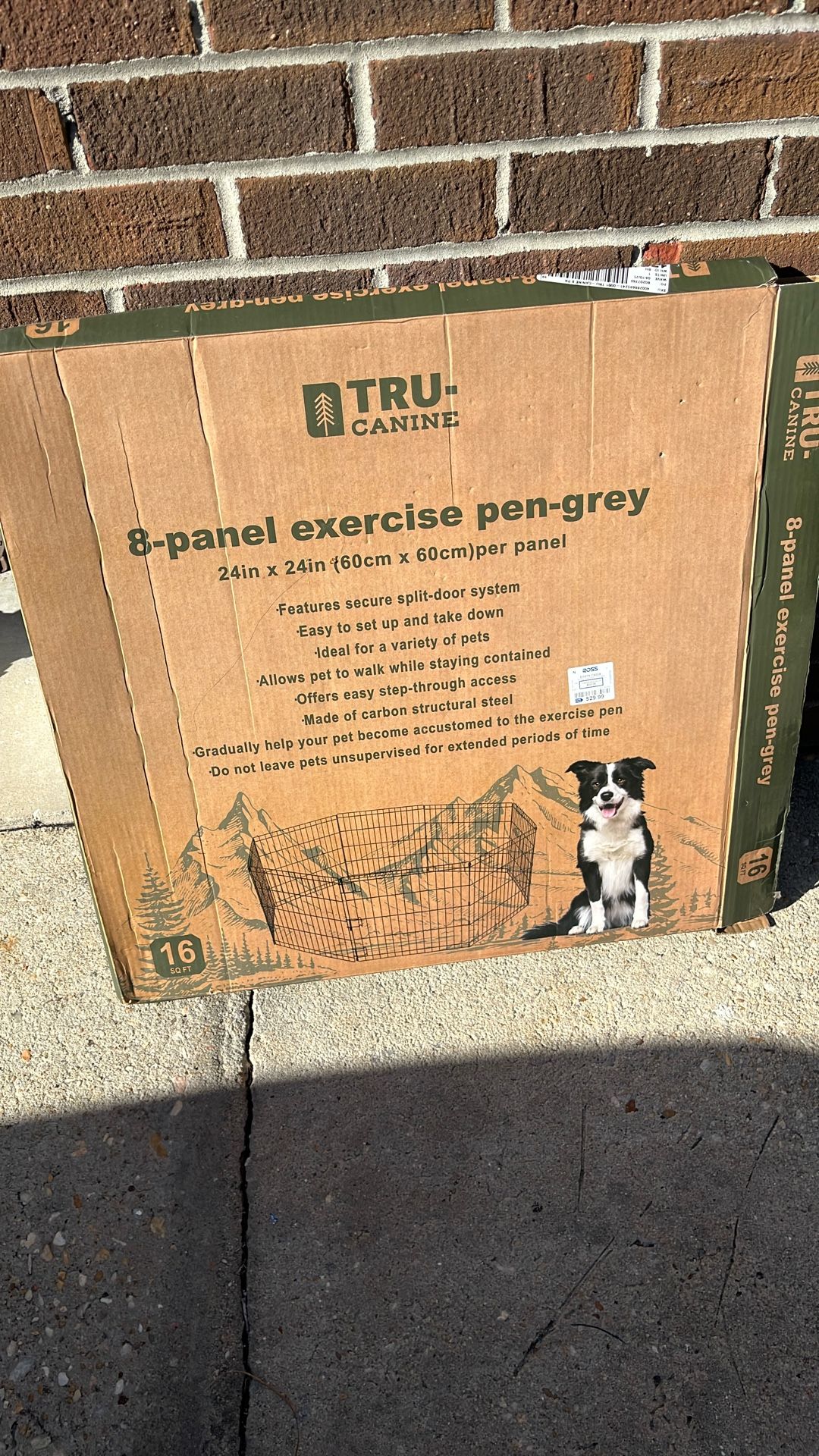 Dog 8 Panel Exercise Pen 16 Ft Retails 29.99 At Ross