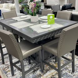 Bankston Dining Set 🤩 HOUSTON ONLY $39 Down Payment $1049