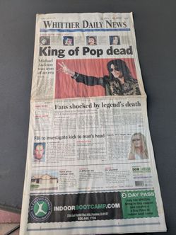 King of pop Dead