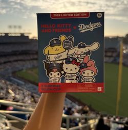 Unopened Hello Kitty and Friends Dodgers Plush