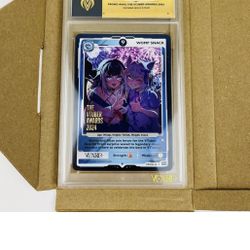 The Vtuber Awards 2024 VCARD Womp Snack Promo Card by Gamersupps is a limited edition