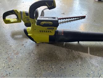 Ryobi 40V Cordless Leaf Blower and Hedge Trimmer Set