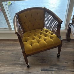 Cane wicker chair set