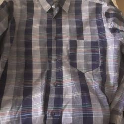 Italian Button Down Shirt New No Tag Xl