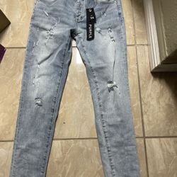 Purple Jeans Size 34 Brand New