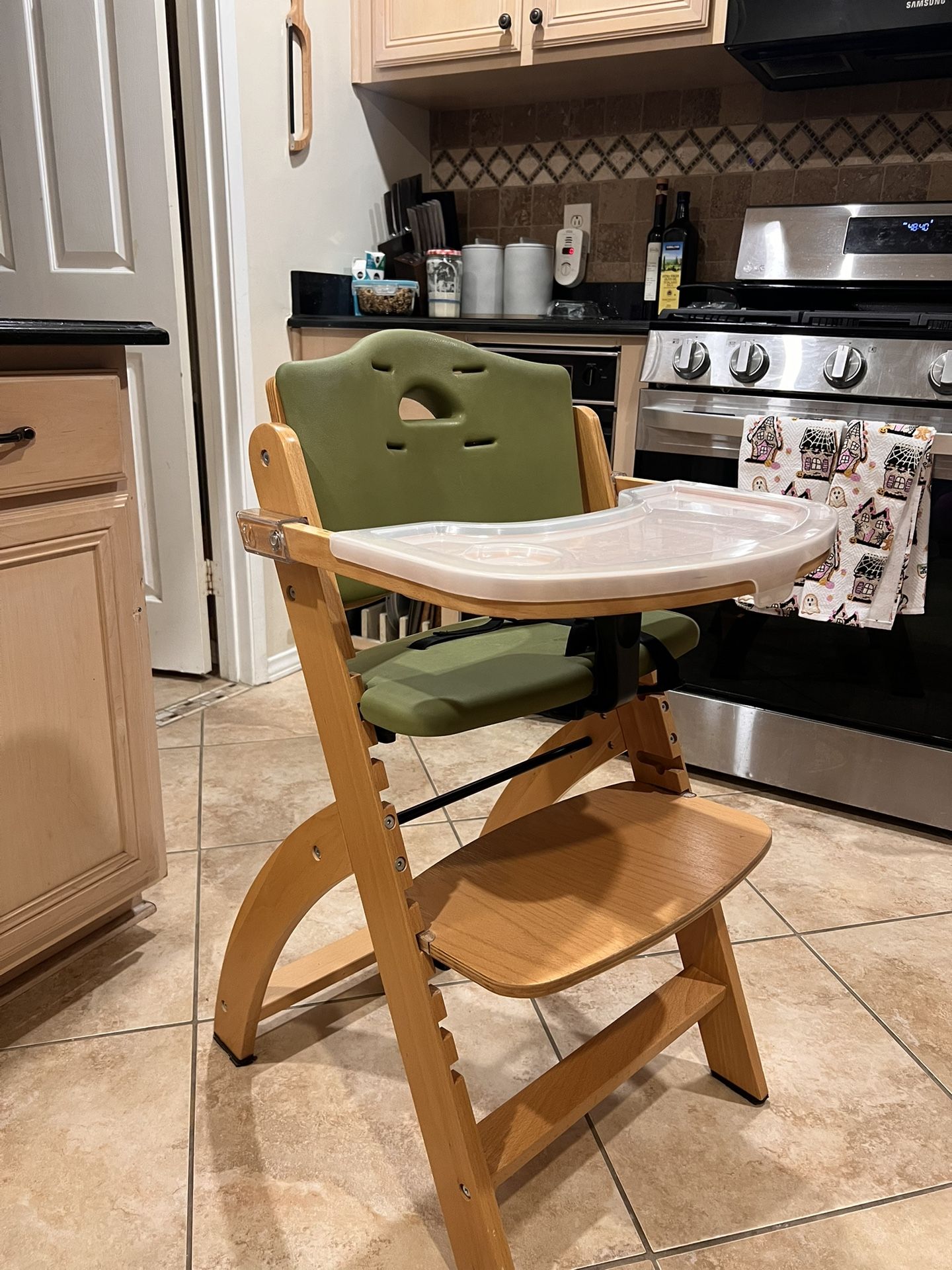 Abiie Wooden High Chair