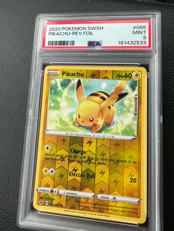 Pikachu Reverse Holo PSA 9