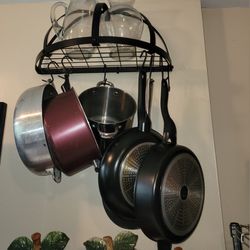 Pot Pan Hanging Rack Steal