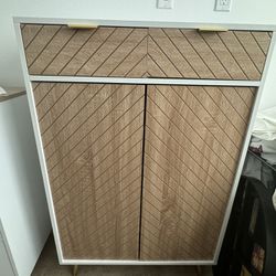 SHOE Storage Cabinet GREAT CONDITION *Retails $200 On Amazon