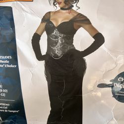 Victorian Vampiress Costume Vampire Halloween Dress